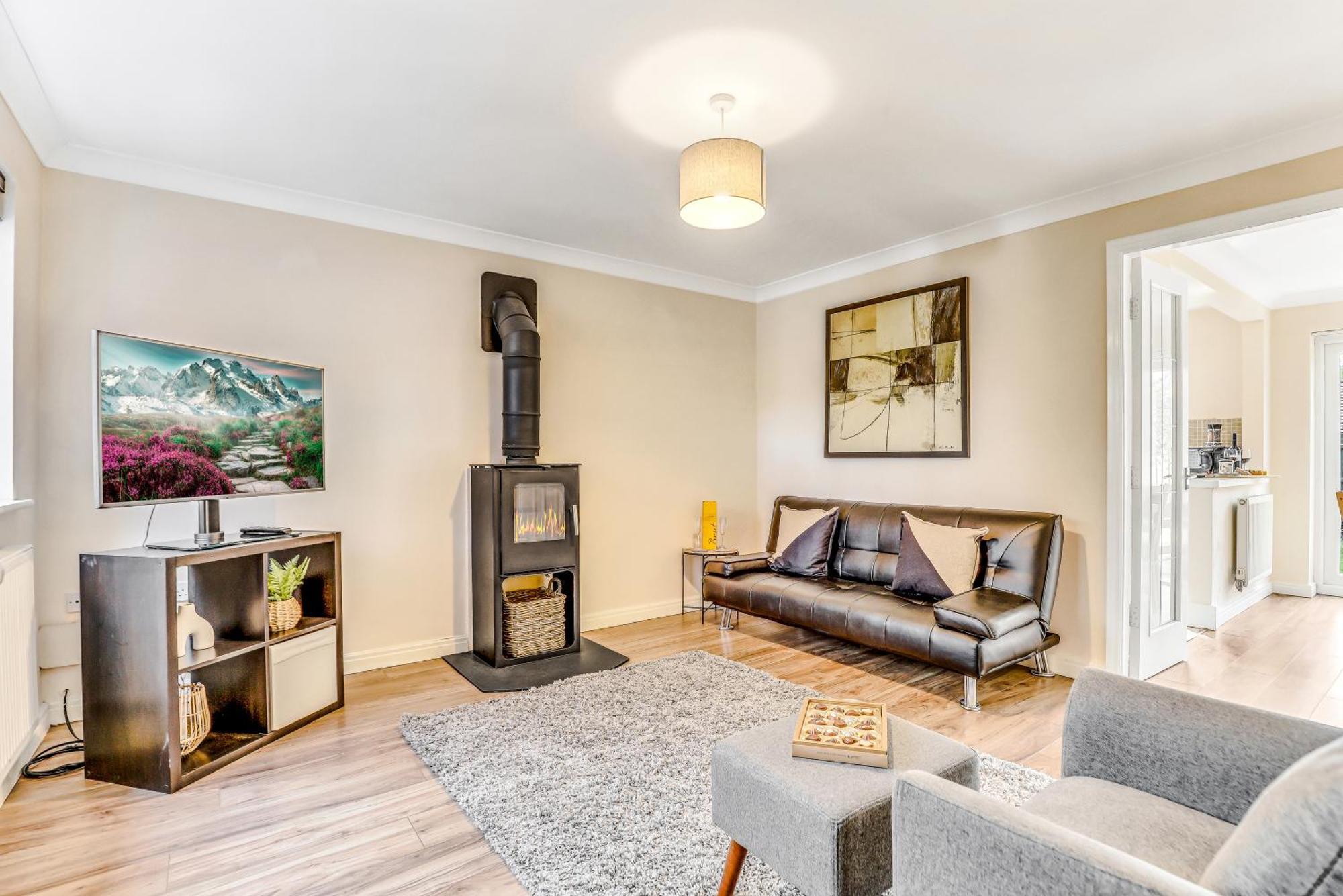 Silver Stag Properties, 3 Bedroom W Parking And Garden Smisby Bagian luar foto