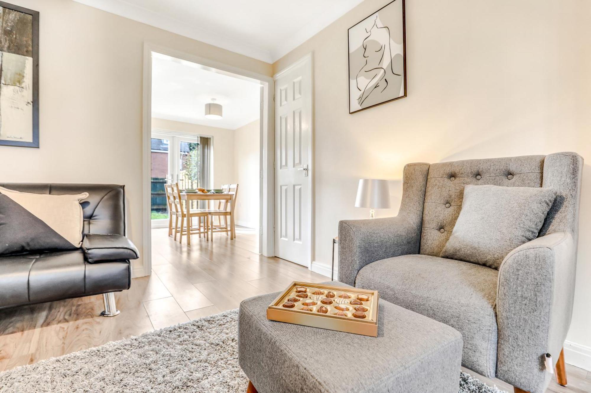 Silver Stag Properties, 3 Bedroom W Parking And Garden Smisby Bagian luar foto